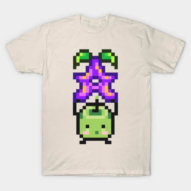 Green Junimo with Stardrop T-Shirt by TASCHE